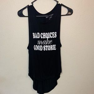 Black Ladies Top Sz S